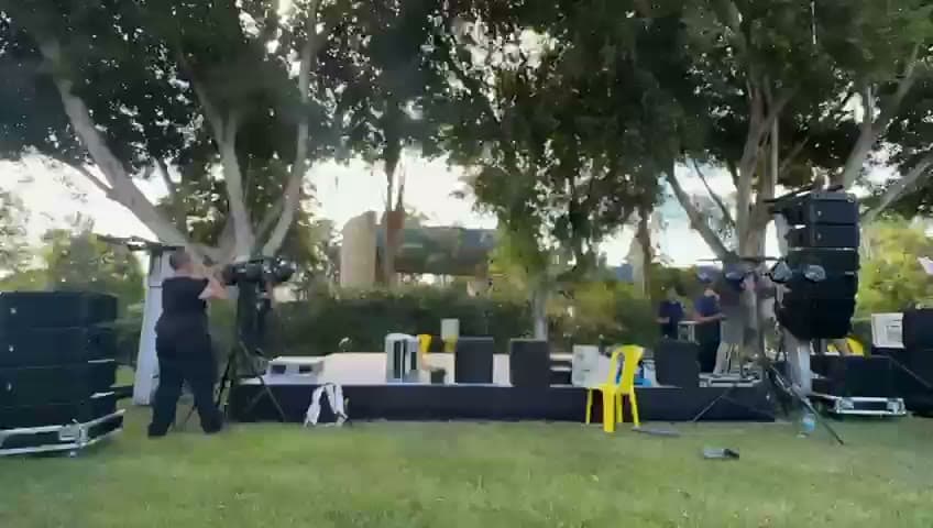 הקמת במה וציוד טכני